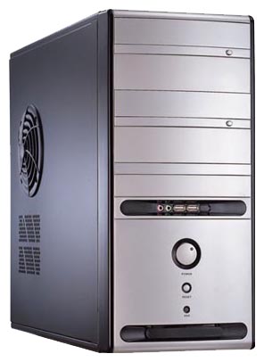 Compucase 6C28 400W Black/silver