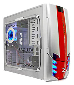 RaidMAX Sagitta 500W Silver/red